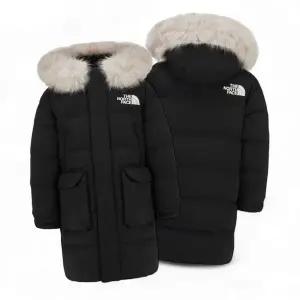 [매장판] 노스페이스 키즈 롱 다운 패딩 익스플로어 코트 데일리 아웃도어 점퍼 블랙 NC1DR57S