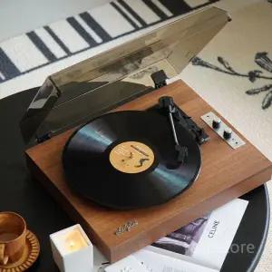 턴테이블스피커 블루투스 레코드판 플레이어 캐비닛 장식 레코드