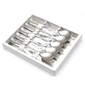 국산 스텐 수저세트 블루피쉬 숟가락 수저 젓가락 5벌/답례품/식당/주방/성인용/가정용/심플/식기/한식