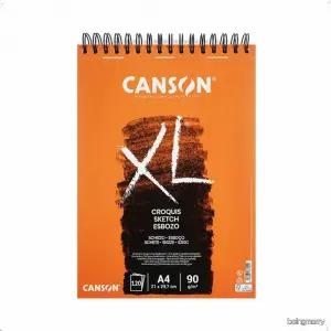 A4 90g 스프링 절취 드로잉북 120매 미술용 크로키 연필 목탄 스케치노트