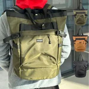 [콩심팥심]남성 캐주얼무드 세련스타일 출퇴근 여행 토트 백팩 성인백팩