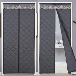 방문 방한 커튼 중문 붙이는 방풍 찍찍이 보온