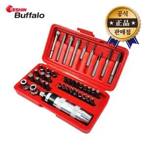 세신버팔로 임팩트드라이버 SB-ID6400 40PCS 임팩드라이버 비트세트