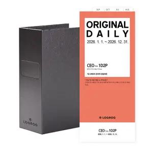 프랭클린플래너 26년 오리지날 1D2P 리필세트 1월 CEO LOGROG