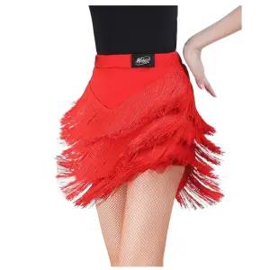 라인댄스복 라틴 살사 탱고 수술치마 하의 스커트