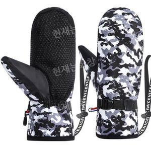 오리털장갑 방한 스키 라이딩 따뜻한 사이클링 남녀공용 벙어리