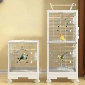 그랑블루 이동식 앵무새 새장 중형 대형 앵무새장 케이지