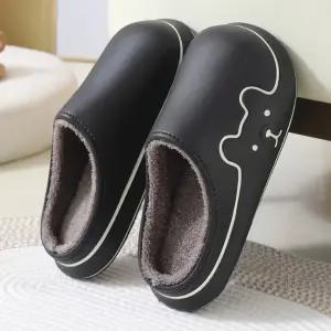 겨울슬리퍼 방한화 EVA 털슬리퍼 여성 발난로 털실내화 남성 런칭 털신 라인베어