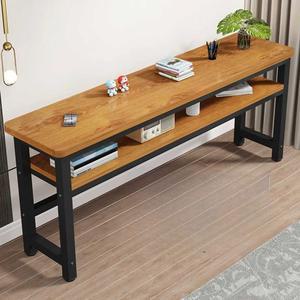 카페 폭좁은 책상 데스크 와이드 좁고긴 단층 보조탁자 데스크100 코너 80x40 틈새