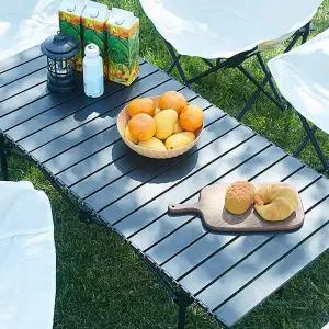 경량 캠핑 테이블 접이식 롤 휴대용 차박 야외 캠핑용 다용도