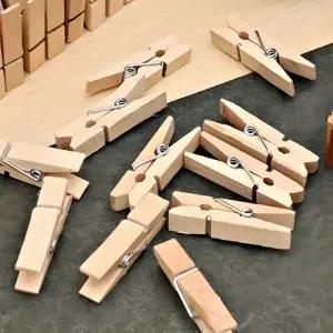 미니 나무 집게 20P 사진집게 메모걸이 인테리어 우드