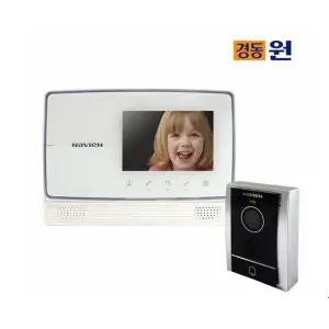 경동나비엔 비디오폰 UHA-471셋트 아날로그 2선식월패드 인터폰 4.3인치 비디오폰 3년무상AS