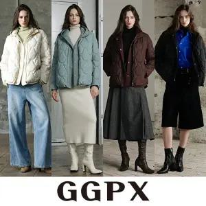 [GGPX] 코지 퀼팅 하프점퍼