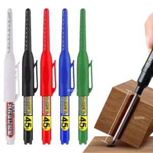 목공 산업용 롱 마커펜 45mm 마킹 틈새작업 마카 유성