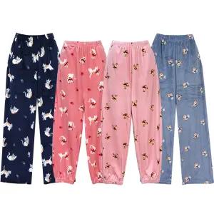 핑크존 꿀잠울트라밍크파자마 커플남성여성잠옷바지