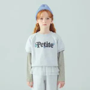 [아이러브제이] 쁘띠플 기모 레이어드 맨투맨 JXWTO35