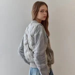 [MAXZA] 부클 믹스 패딩 집업 베스트