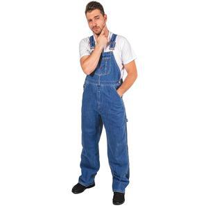패시오 FF 남성용 비브 오버롤 헤비 듀티 작업복 청바지 던가리스 - 스트랩과 도구 포켓을 조절할 수 있는