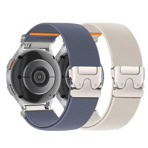 삼성 갤럭시 워치용 엘라스틱 나일론 밴드 7/6/5/4/FE 40mm 44mm/갤럭시 워치 6 클래식 43 47mm/5 프로 45mm/4 42 46mm/액티브 2,20mm 퀵 릴리