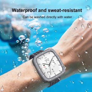 금속 케이스 TPU 뒷면 커버 보호 충격 방지 장치 범퍼 Amazfit Active 2 Square Smartwatch용