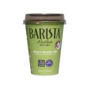 [매일유업] 매일 바리스타룰스 로어슈거 에스프레소 라떼 250ml 20개