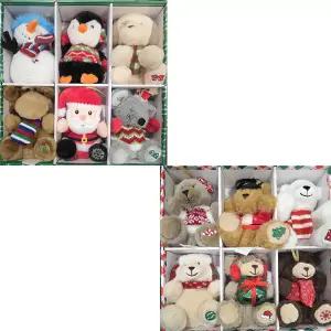 코스트코 크리스마스 장식 봉제인형 오너먼트 6개 세트 2종택1 트리장식