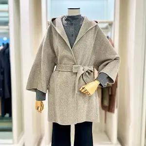 [대구백화점] [올앤선드리]케이프형 후드 하프 코트(A4W9H811)