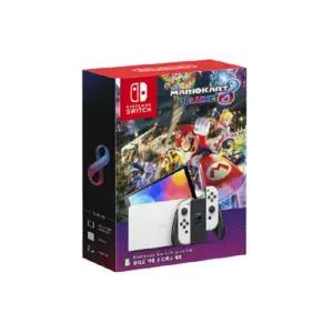 닌텐도 스위치 OLED 화이트 마리오 카트 8 디럭스 세트 WOW
