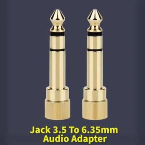 잭6.5 ~ 오디오 어댑터 남성 커넥터  변환기 믹서 앰프 마이크 컴퓨터 기타