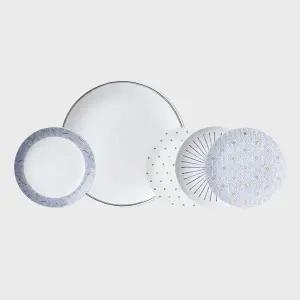 [대구백화점] [한국도자기]본차이나 므아레 접시 디너 부페세트 (5P)