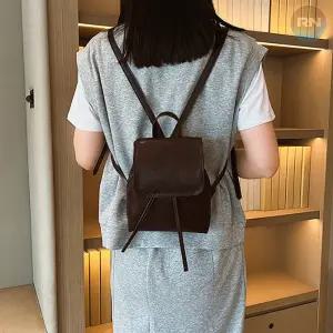 여성 미니백팩 가죽 가벼운 데일리 백팩 여행용