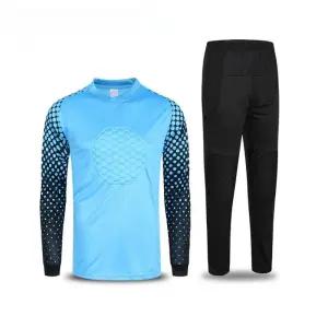 골키퍼유니폼 주니어 긴팔 보호대 세트 긴바지 져지