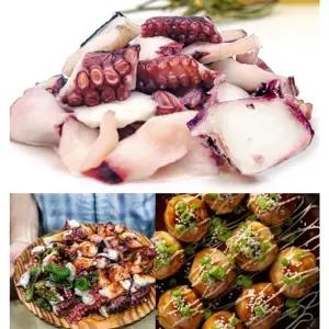 DS 가문어 1kg 대용량문어 슬라이스 타코야끼컷 냉동