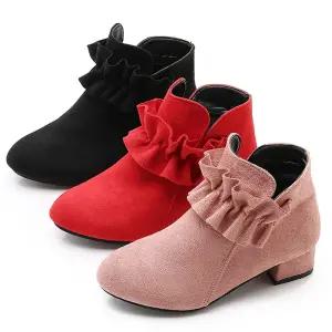 키즈트리 여아 유아 아동 키즈 초등 학생 어린이 겨울 털 부츠 구두 방한 DZ-436