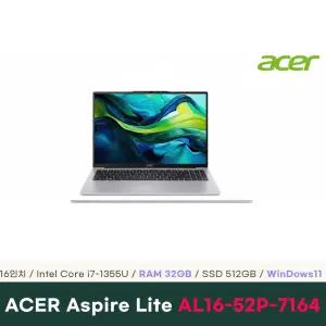 ACER 아스파이어 라이트16 AL16-52P-7164 32GB 512GB Win11
