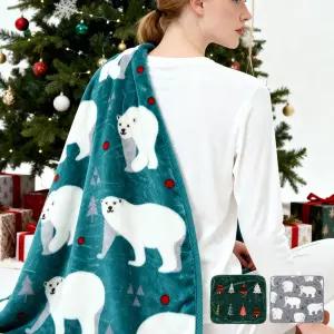 소형 극세사 케이스 겨울용 치마 무릎 담요 3종