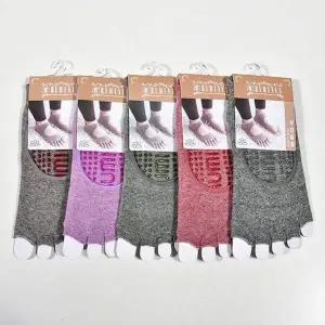 (크로바)루미너스 미끄럼방지 멜란지 요가 덧신양말