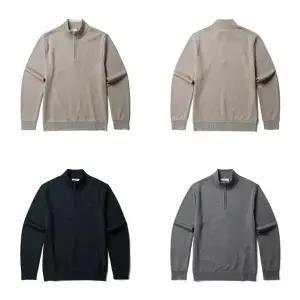 [올젠](타임스퀘어점패션관)밍크 안감 반집업 스웨터 3종1택 ZBF4EU1206