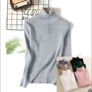 여성 가을 겨울 기본 니트 목폴라 긴팔 티셔츠 부드러운 터치감 데일리 이너티 따뜻한 베이직 폴라 니트티