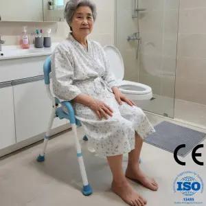 선일의료기 노인 목욕의자 겸 좌변기 791L 환자용 장애인 샤워의자 접이식