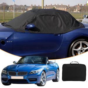 BMW Z4 2003-2008 블랙 와 호환되는 커스텀 소프트 탑 루프 프로텍터 하프 커버