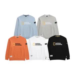 [내셔널지오그래픽]내셔널지오그래픽 N234USW060 폴리카터 빅 로고 풀기모 맨투맨 종택1