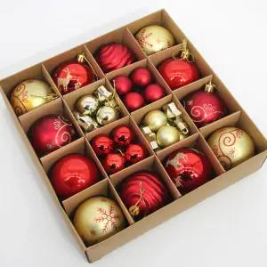 TLB 크리스마스 트리 볼 장식 오너먼트 44개 세트