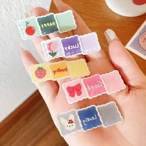 [골드스마일]장식 핀 귀여운 삔 앞머리핀 헤어집게 헤어 5개 머리 집게 세트