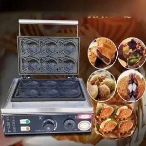 전기식 붕어빵 잉어빵 굽는 6구 기계 제조기 전기 붕어빵기계 휴게소 창업 노점 간식 타이야끼