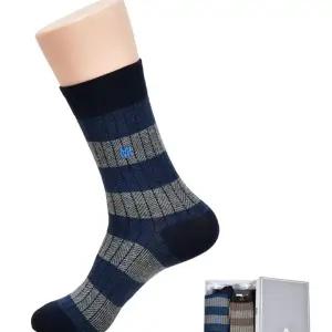 미치코런던 배색 컬러 신사 장목 양말