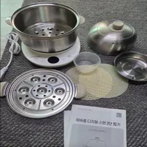 에버홈 오연수 올스텐2단찜기 계란찜기 콩나물밥 야채찜 EV-EC6000 디지털 고급형