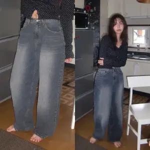 [모코블링]딥 워싱 와이드 데님팬츠 청바지 데님팬츠 워싱팬츠 하이웨스트 와이드팬츠