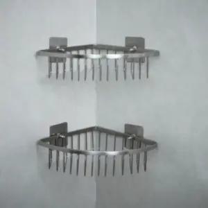 에브리윅 스텐 코너 선반 와이어 무타공 욕실 정리 2P