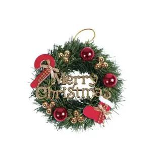 패턴 이브 선물리스 장식 20cm 데코 벽 크리스마스 용품 가랜드
